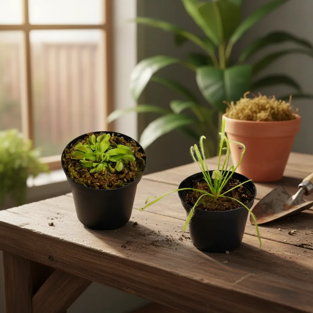 Venus Atrapamoscas Y Drosera Capensis N°6.